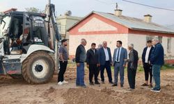 Kahta'da köy yatırımları yerinde incelendi