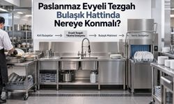 Paslanmaz Evyeli Tezgah Bulaşık Hattında Nereye Konmalı?