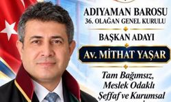 Yeni Baro Başkanı Yaşar: "Başarımı üç kızıma ve merhum Nazım Pektaş'a ithaf ediyorum"