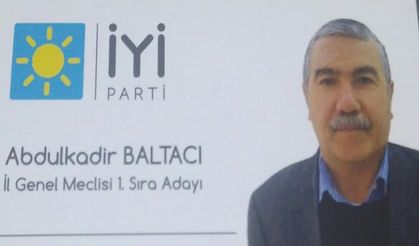 Baltacı:”partimizin belediye başkanlığı ve il genel meclisi için tüm gücümüzle çalışmış ve oy istemiş bulunmaktayız”