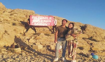 Nemrut Dağı’nda ‘sürpriz’ evlenme teklifi - Videolu Haber