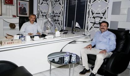 Sincik Belediye Başkanı Korkut’tan, Başkan Kılınç’a ziyaret