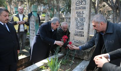 Usta gazelhan Kazancı Bedih kabri başında anıldı