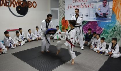 Öğrenciler, ara tatili spor yaparak değerlendirdi