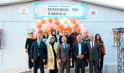 Adıyaman'da Tekpınar Eczacıbaşı – TEV İlkokulu açıldı