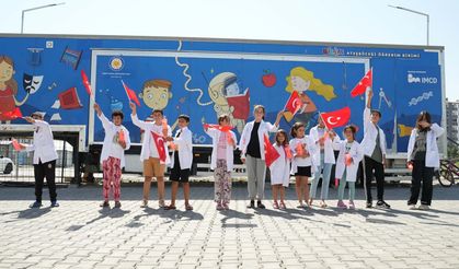 Bilim Ateşböceği TIR’ı depremzede çocuklarla buluştu