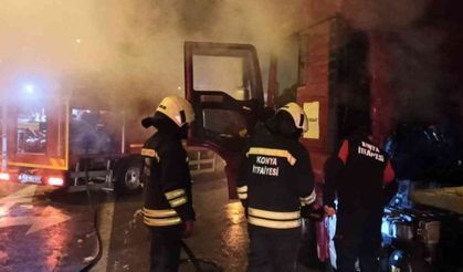 Konya'da güvenlik görevlisinin dikkati faciayı önledi