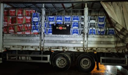 Malatya'da 5 milyon 550 bin paket kaçak makaron ele geçirildi