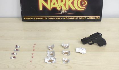 Keşan'da uyuşturucudan iki gözaltı