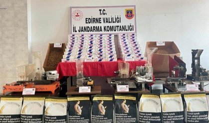 Uzunköprü'de kaçak sigara operasyonu