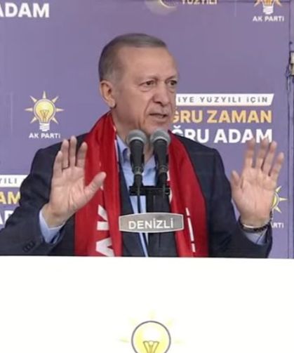 Cumhurbaşkanı Erdoğan Denizli'den seslendi: Hiçbir zaman hayal satmadık