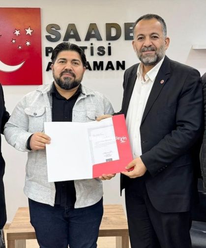 Süleyman Kılınç Saadet Partisi Besni ilçe başkanı oldu