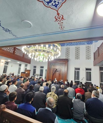 Adıyaman'da depremde yıkılan Saitağa Camii yeniden ibadete açıldı