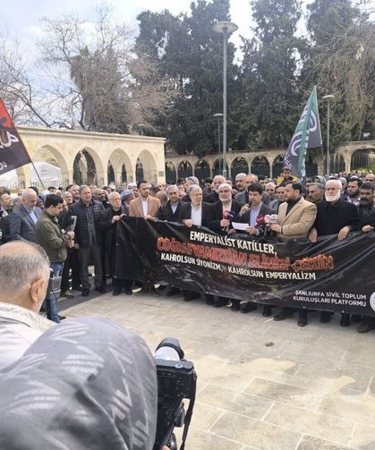 Şanlıurfa'da Zulme Karşı Ortak Ses: 'Zalimler İçin Yaşasın Cehennem!'