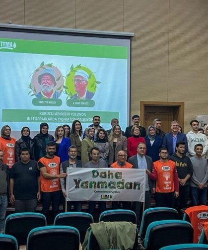 Adıyaman'da TEMA Vakfı tarafından 'doğa ve gönüllülük' buluşması