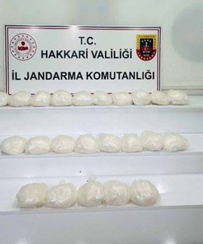 Hakkâri’de Jandarma'dan Dev Uyuşturucu Operasyonu