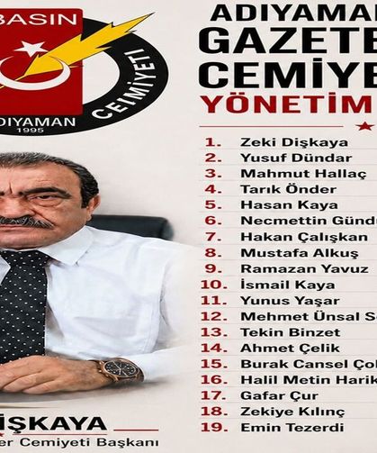 (AGC) Adıyaman Gazeteciler Cemiyeti’nde Yeni Dönem