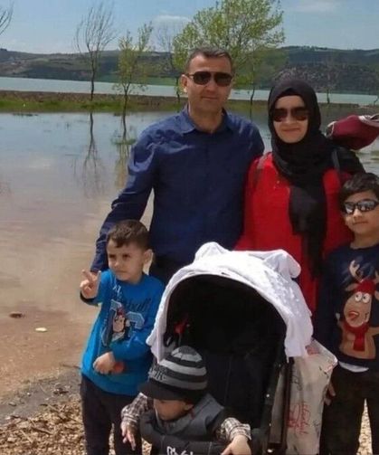 Gölbaşı'ndaki kazada yaşamını yitiren anne ve 3 çocuğu son yolculuğuna uğurlandı
