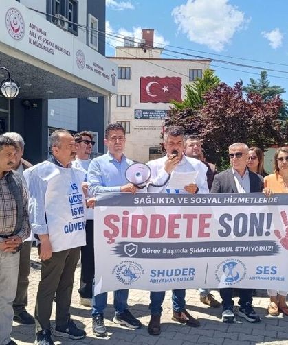 Hakkari'de yaşanan saldırı sonrası SES Adıyaman şubesi ve SHUDER Basın Açıklaması gerçekleştirdi - Videolu Haber
