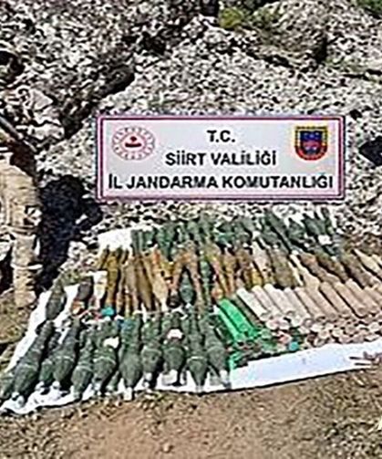 8 İlde Yapılan Operasyonda Çok Sayıda Mühimmat Ele Geçirildi