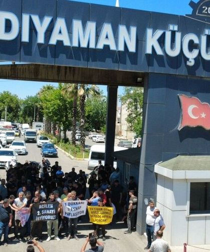 Adıyaman Küçük Sanayi Sitesi Esnafı Eylem Yaptı