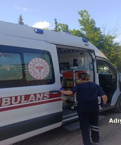 Adıyaman'da yüksekten düşen çocuk yaralandı