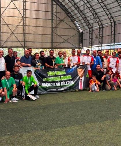 Birimler Arası Futbol Turnuvası'nda şampiyon Fen İşleri Müdürlüğü oldu