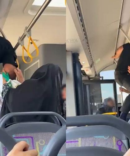 Adıyaman'da Şehir İçi Otobüste Tekmeli Yumruklu Kavga