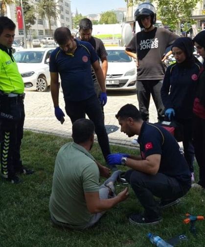Adıyaman'da Motosiklet Kazasında 1 Kişi Yaralandı