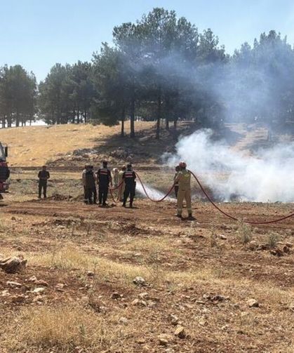 Adıyaman'da Orman Yangını Tatbikatı Gerçeğini Aratmadı