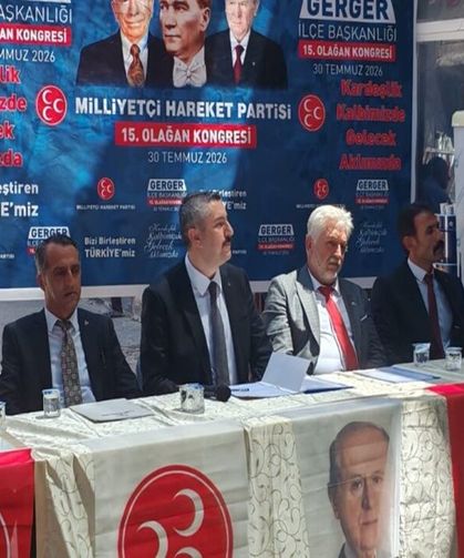 Hasan Kut Aslan MHP Gerger İlçe Başkanı Seçildi