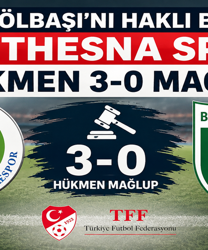 TFF Gölbaşı'nı Haklı Buldu Bethesna Spor Hükmen 3-0 Mağlup