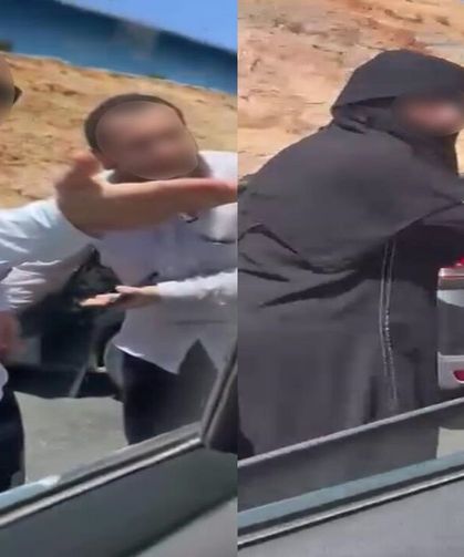 Adıyaman'da Trafikte Yol Verme Tartışması Kamerada
