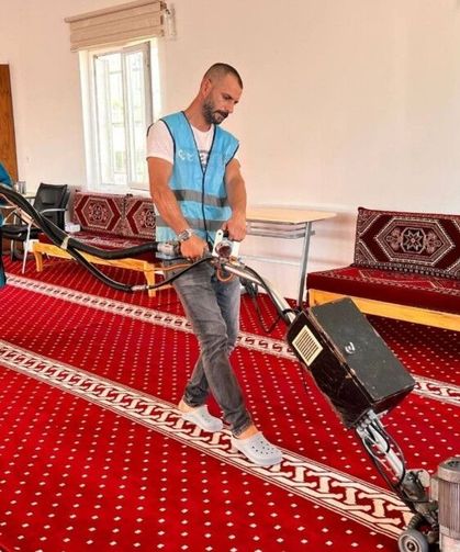 Adıyaman Belediyesinden cami, cemevi ve Kur'an kurslarında hijyen çalışması