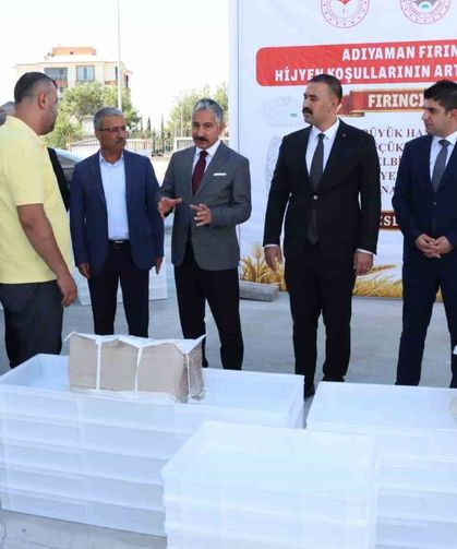 Adıyaman'da fırınlara hijyen desteği