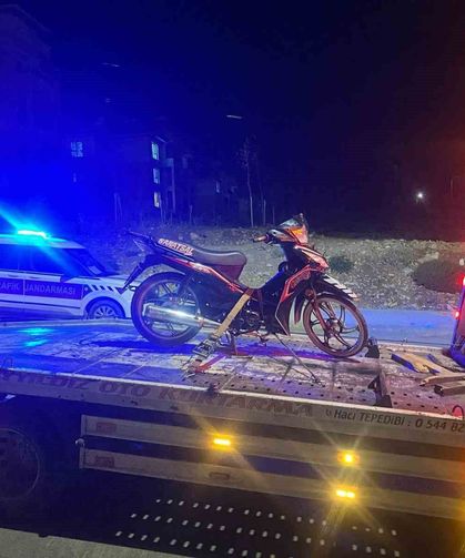 Gölbaşı ilçesinde jandarmadan motosiklet denetimi