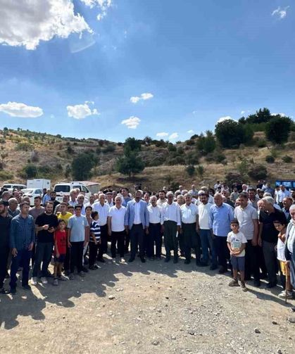 Sincik Teşikan Yaylası'nda su tepkisi