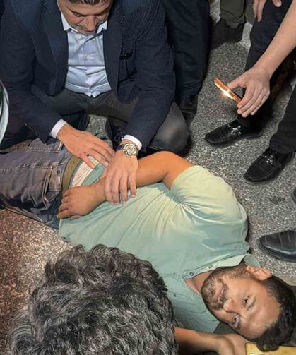 Adıyaman'daki kazada yaralıya ilk müdahaleyi vali ve milletvekili yaptı