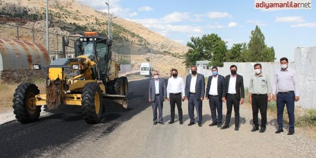 Başkan Erdoğan asfaltlama çalışmalarını yerinde inceledi