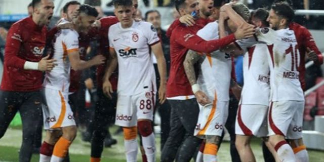 Süper Lig şampiyonu Galatasaray oldu