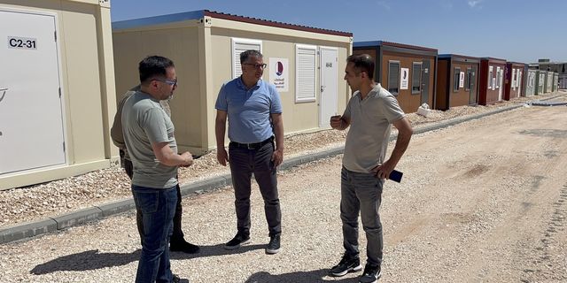 Başhekim Şirik, sağlıkçılara tahsis edilmesi planlanan konteynerlerde incelemede bulundu  - Videolu Haber