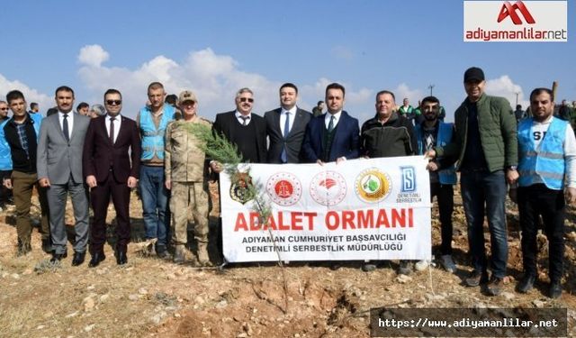 Adıyaman’da binlerce fidan toprakla buluştu