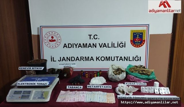 Adıyaman’da uyuşturucuya 1 gözaltı