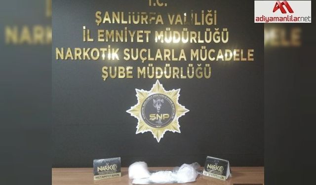 Şanlıurfa'da uyuşturucu operasyonu 2 gözaltı
