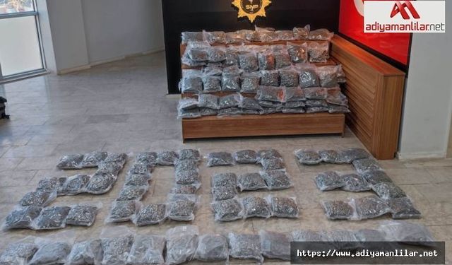 Şanlıurfa'da 91 kilogram uyuşturucu ele geçirildi