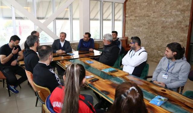 Başkan Kılınç, Kış Spor Okulları hakkında bilgi aldı