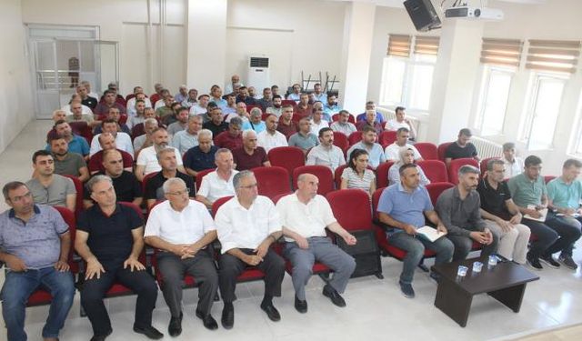 Kahta'da sene başı okul müdürleri toplantısı düzenlendi