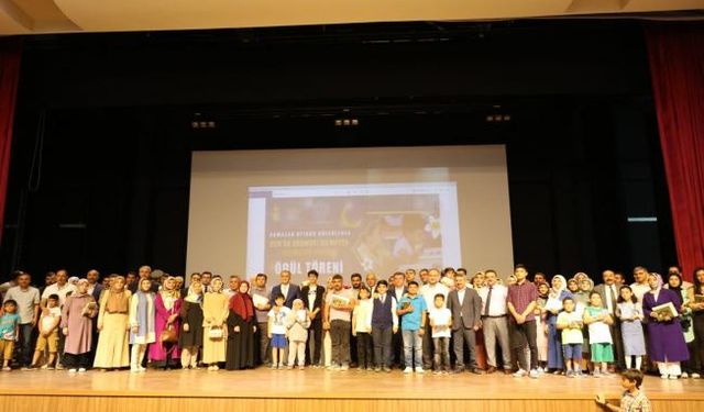 'Kur’an-I Kerim Okumayan Kalmasın' projesinin ödül töreni düzenlendi