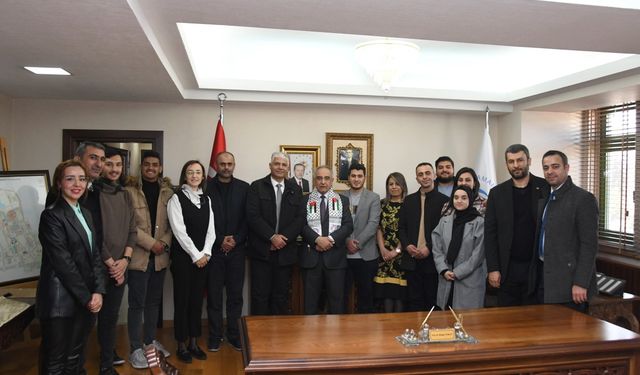 Adıyaman Üniversitesi Filistinli misafirlere ev sahipliği yaptı