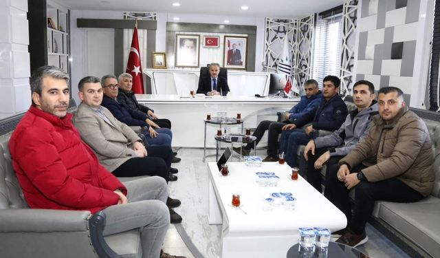 Başkan Kılınç Karayolları Bölge Müdürlüğü personelini ağırladı